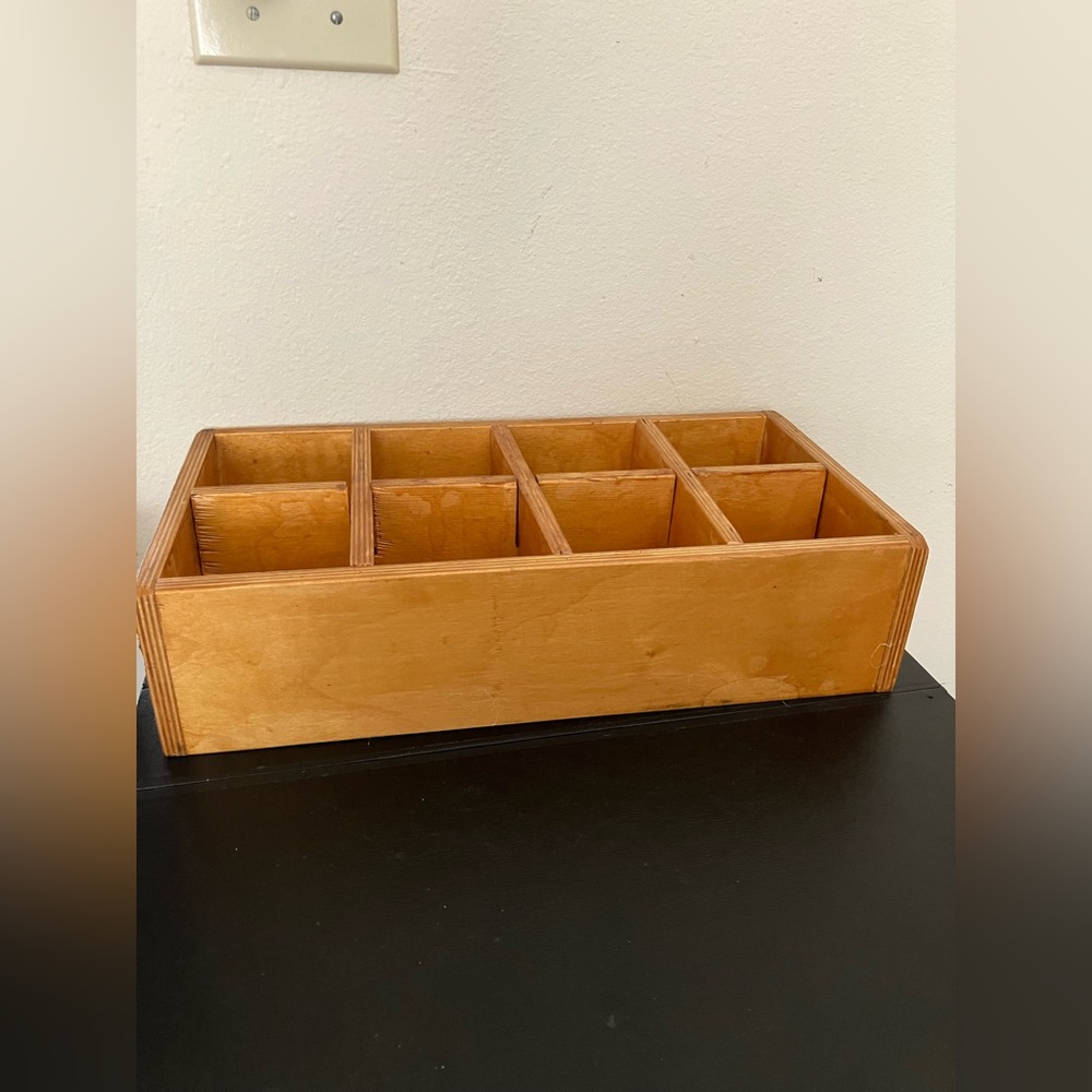 Antique National WOOD Tea box storage